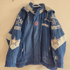 Vintage Dallas Cowboy Starter NFL Jacket, Made in Korea, 90s retro Collectible